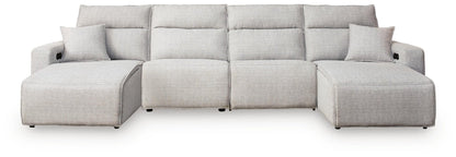Modmax II 4-Piece Reclining Sectional with Double Chaise Signature Design by Ashley®