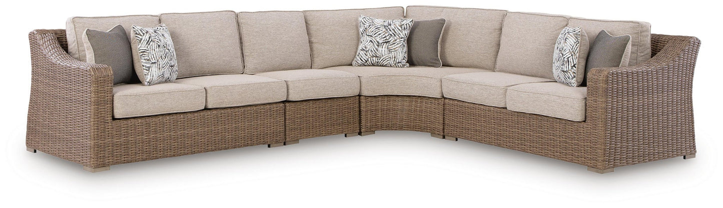 Laguna Heights 4-Piece Outdoor Sectional Signature Design by Ashley®