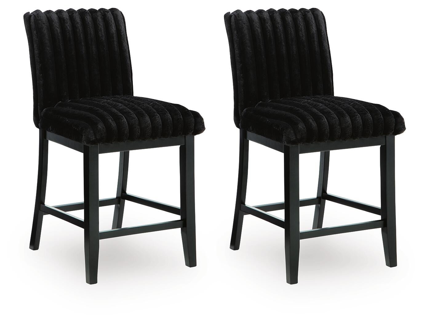 Mervannie Upholstered Barstool (2/CN) Signature Design by Ashley®