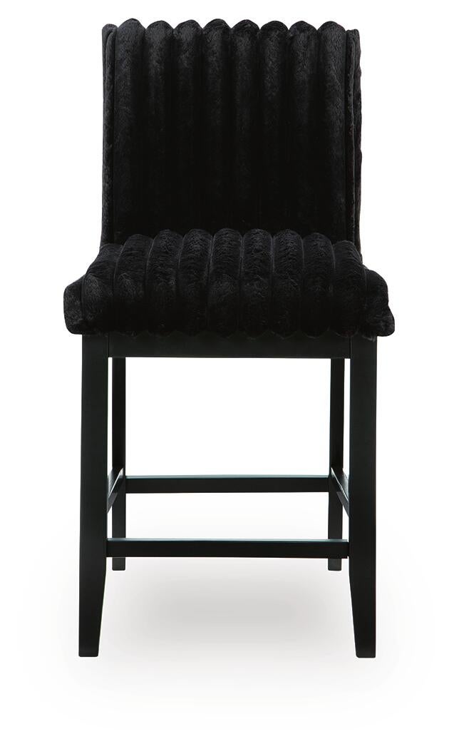 Mervannie Upholstered Barstool (2/CN) Signature Design by Ashley®