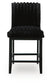 Mervannie Upholstered Barstool (2/CN) Signature Design by Ashley®