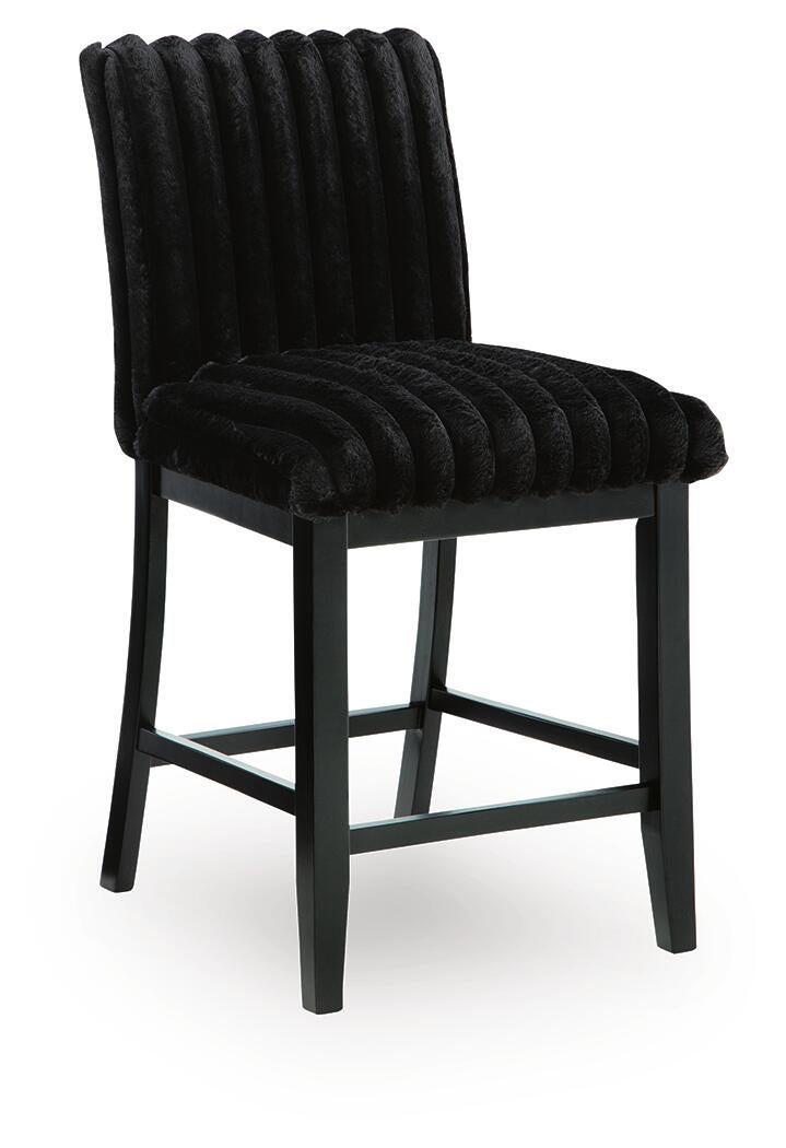 Mervannie Upholstered Barstool (2/CN) Signature Design by Ashley®
