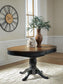 Clorazi Oval DRM Butterfly EXT Table Signature Design by Ashley®