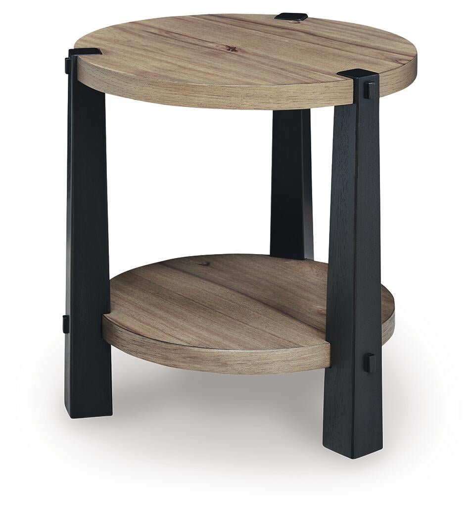 Ridgester Round End Table Signature Design by Ashley®