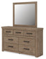 Oliandon Dresser and Mirror Signature Design by Ashley®