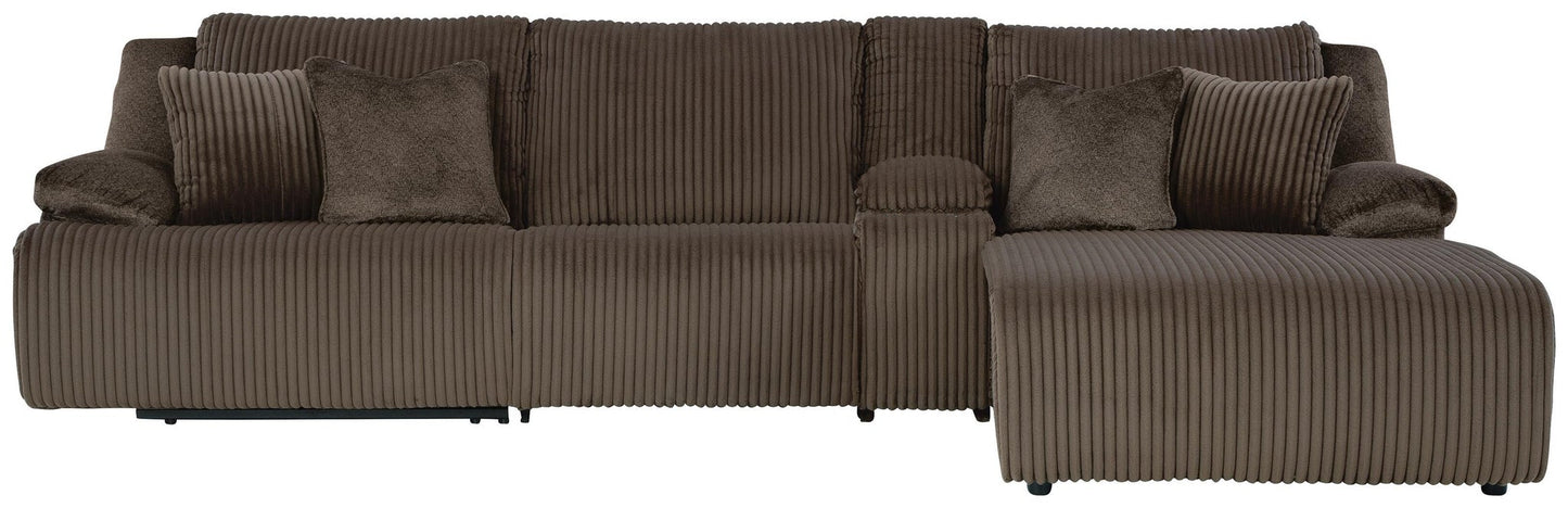 Top Tier 4-Piece Reclining Sectional with Chaise Signature Design by Ashley®
