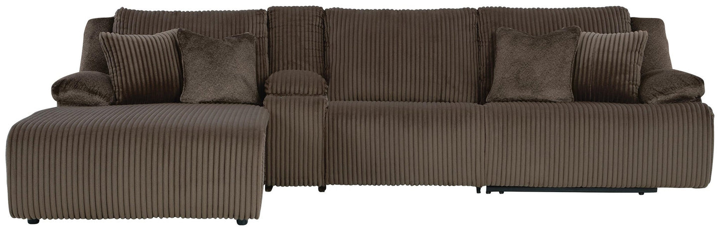 Top Tier 4-Piece Reclining Sectional with Chaise Signature Design by Ashley®