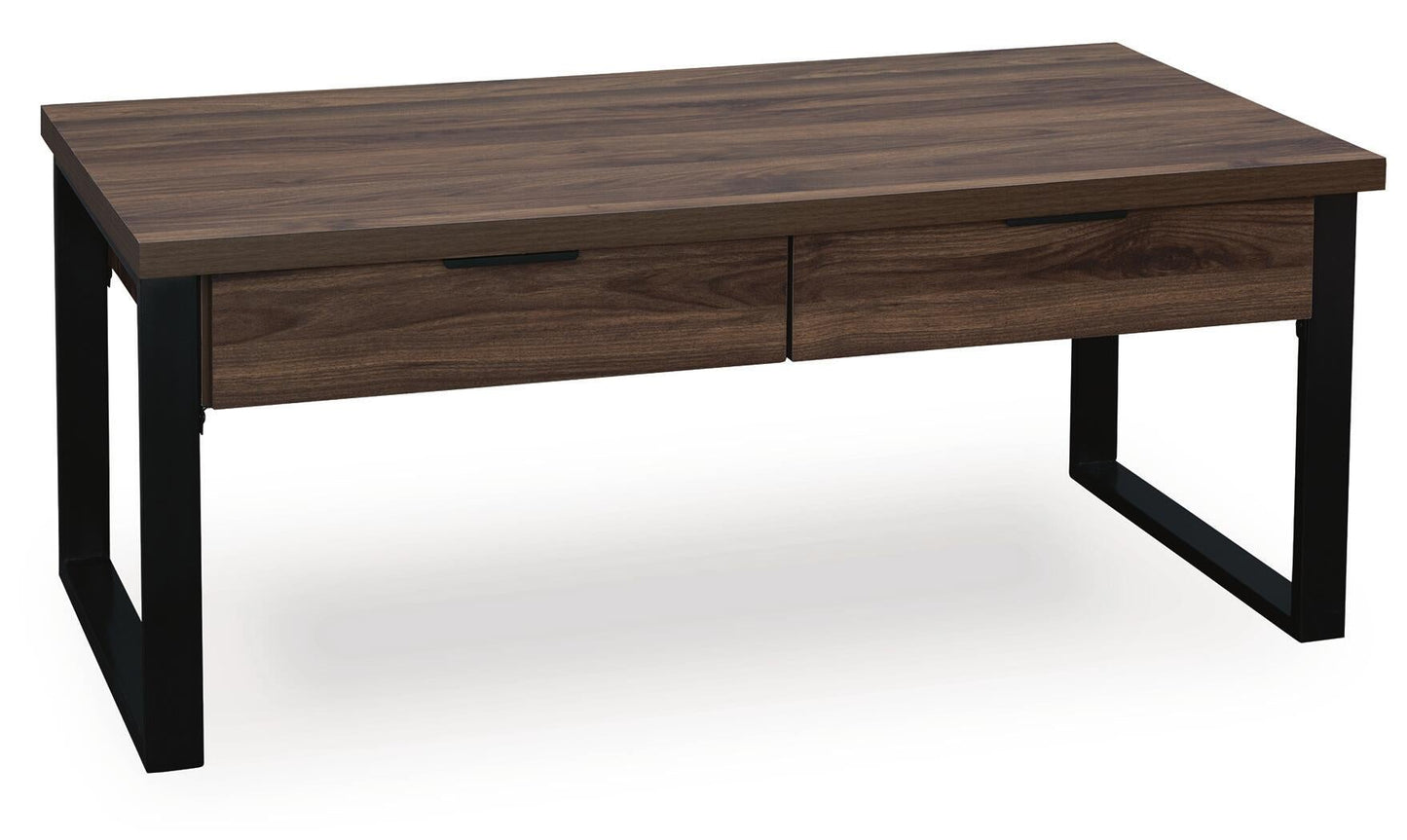Wickman Falls Rectangular Cocktail Table Signature Design by Ashley®