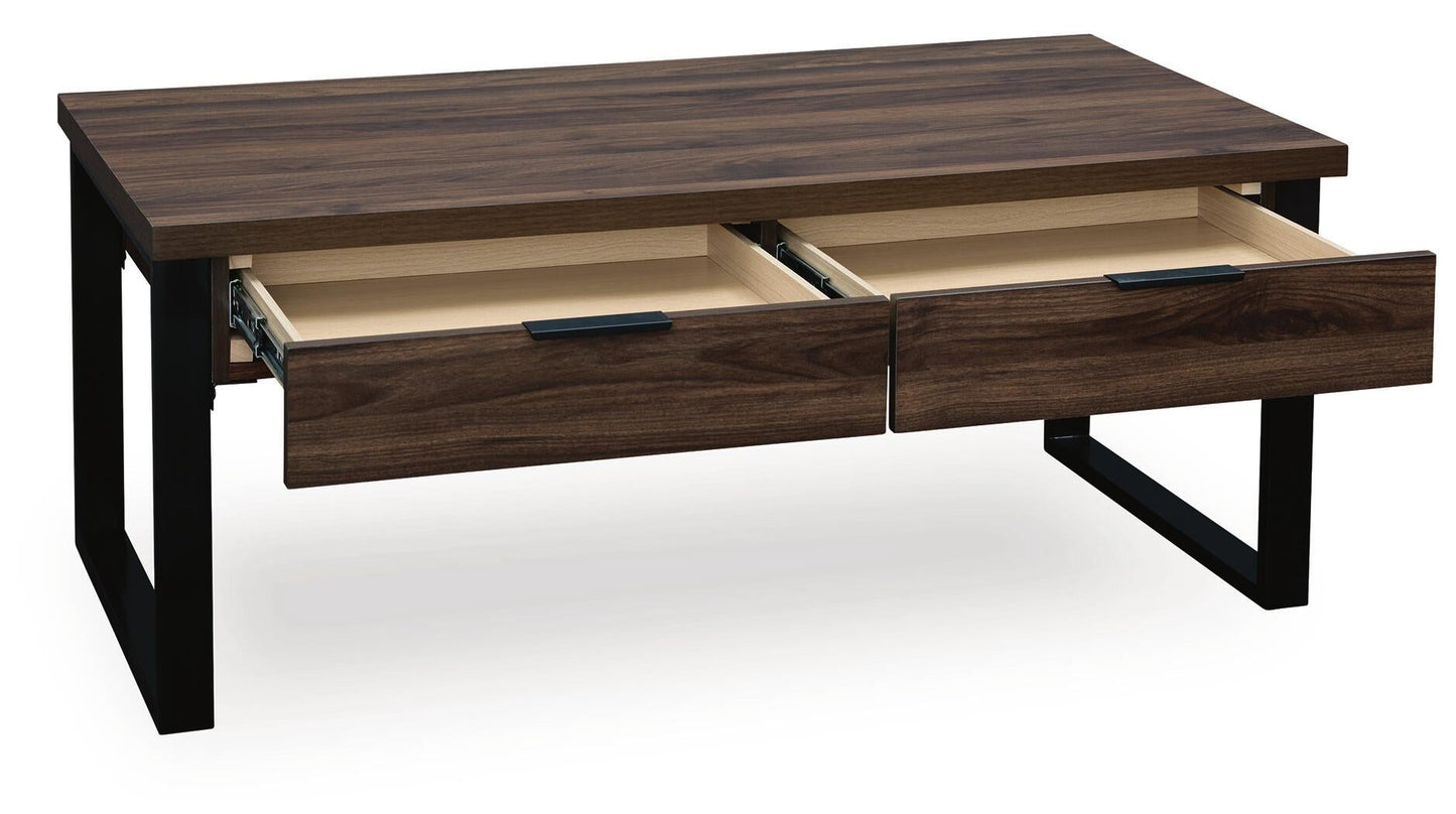 Wickman Falls Rectangular Cocktail Table Signature Design by Ashley®