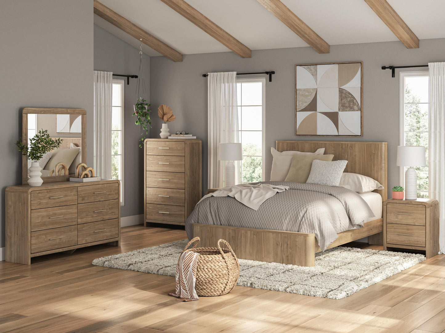 Gramburg  Panel Platform Bed Signature Design by Ashley®