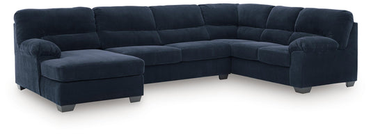 SimpleJoy 3-Piece Sectional with Chaise Signature Design by Ashley®