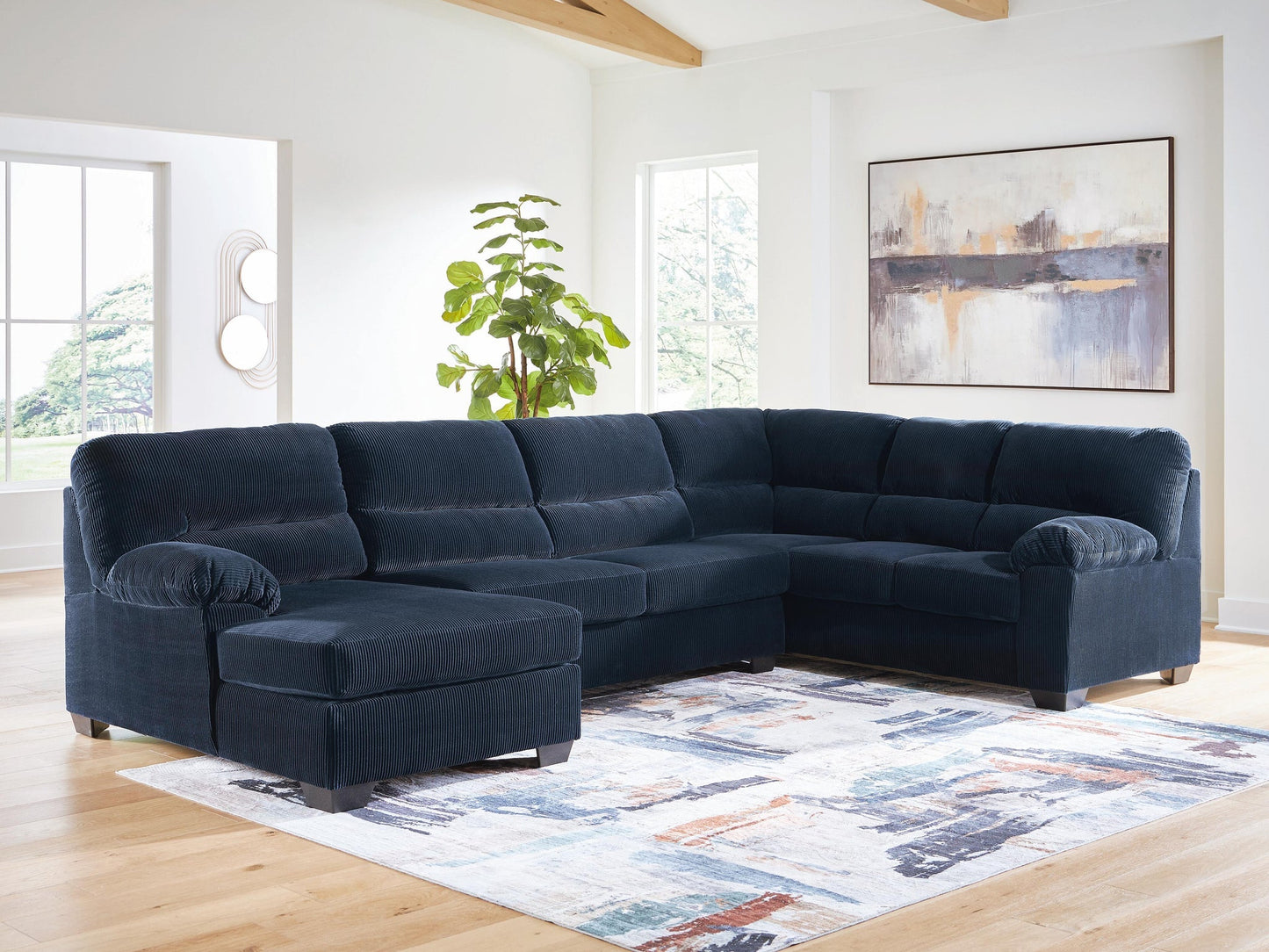 SimpleJoy 3-Piece Sectional with Chaise Signature Design by Ashley®