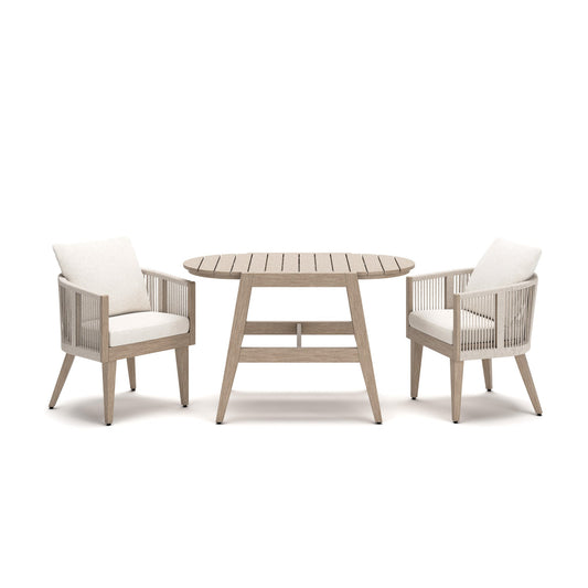 Ivory Vine Chairs w/CUSH/Table Set (3/CN) Signature Design by Ashley®
