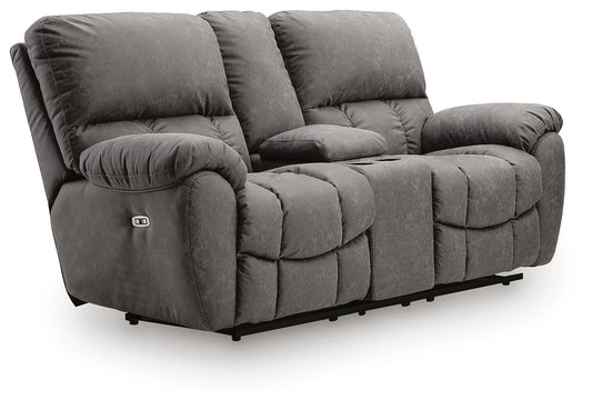 Bakerstein PWR REC Loveseat/CON/ADJ HDRST Signature Design by Ashley®