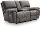 Bakerstein PWR REC Loveseat/CON/ADJ HDRST Signature Design by Ashley®