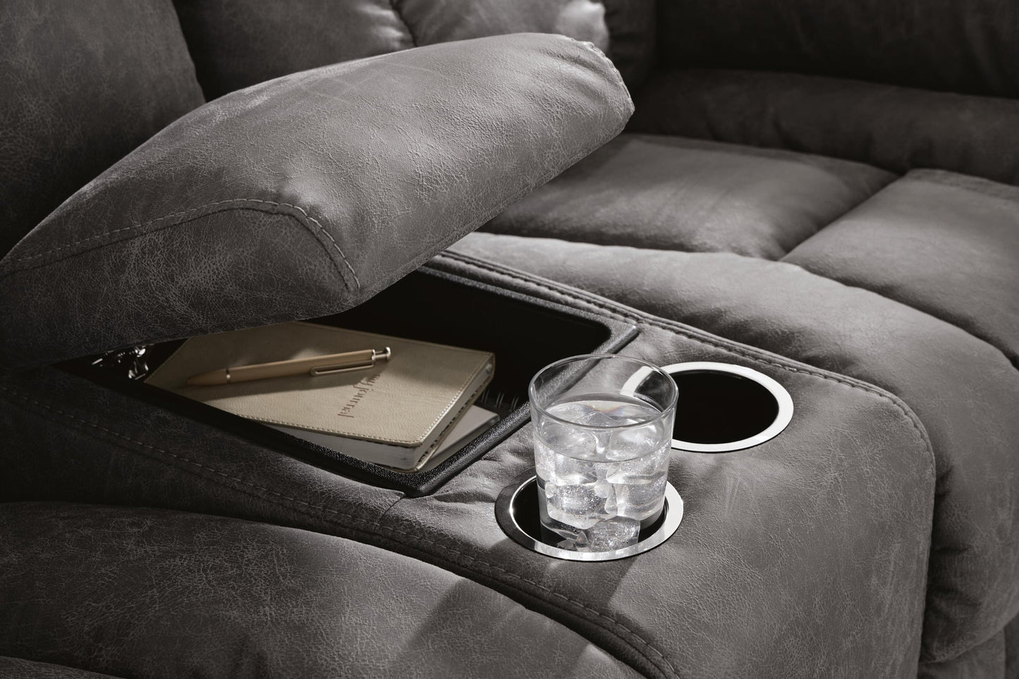 Bakerstein PWR REC Loveseat/CON/ADJ HDRST Signature Design by Ashley®