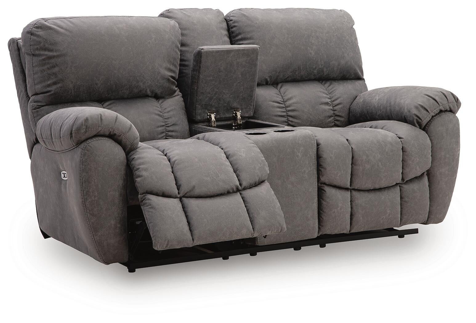 Bakerstein PWR REC Loveseat/CON/ADJ HDRST Signature Design by Ashley®