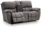 Bakerstein PWR REC Loveseat/CON/ADJ HDRST Signature Design by Ashley®