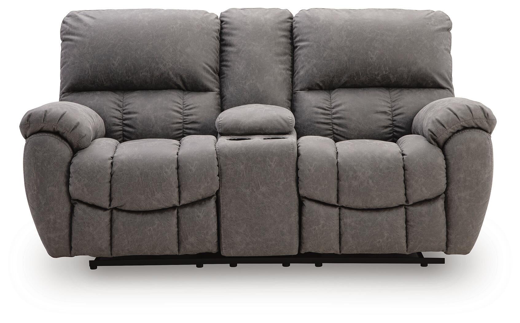 Bakerstein PWR REC Loveseat/CON/ADJ HDRST Signature Design by Ashley®