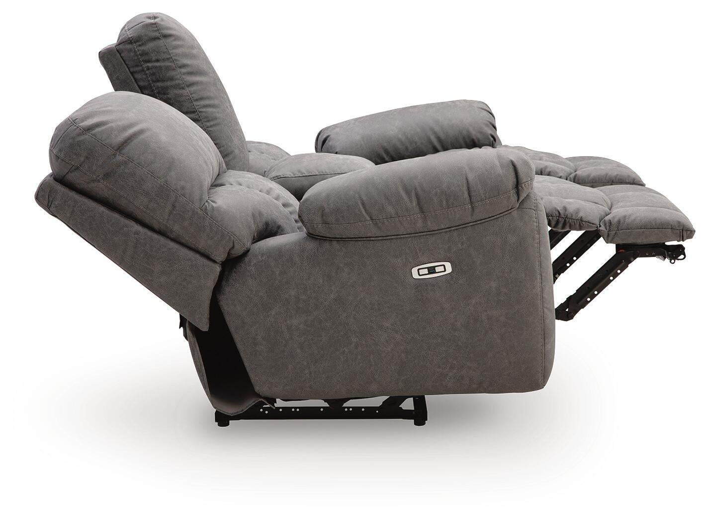 Bakerstein PWR REC Loveseat/CON/ADJ HDRST Signature Design by Ashley®