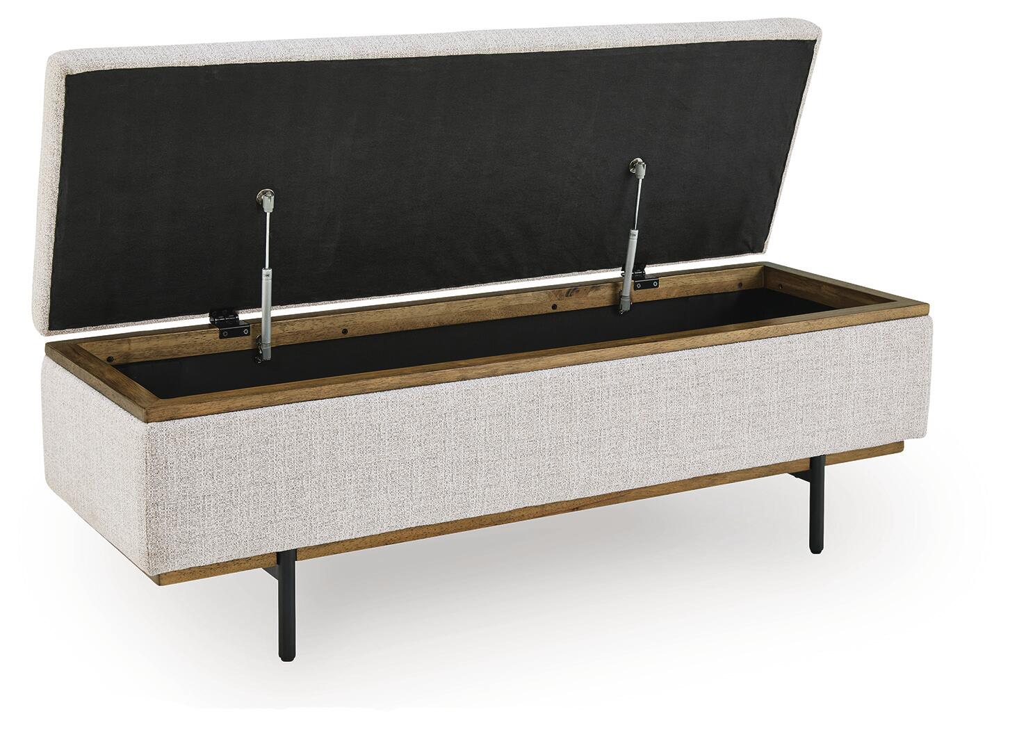Dettaford Next-Gen Nuvella Storage Bench Signature Design by Ashley®