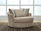 Linenhause Oversized Swivel Accent Chair Benchcraft®