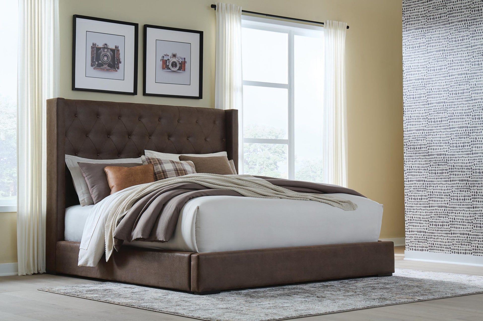 Lavernty  Upholstered Storage Bed Signature Design by Ashley®