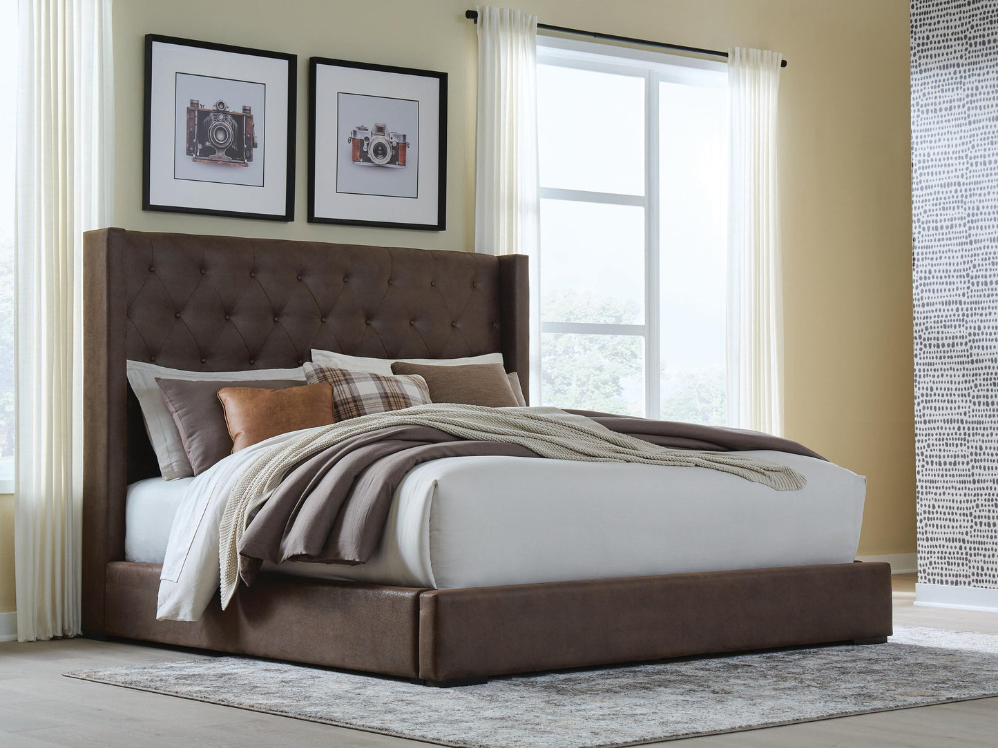 Lavernty  Upholstered Storage Bed Signature Design by Ashley®