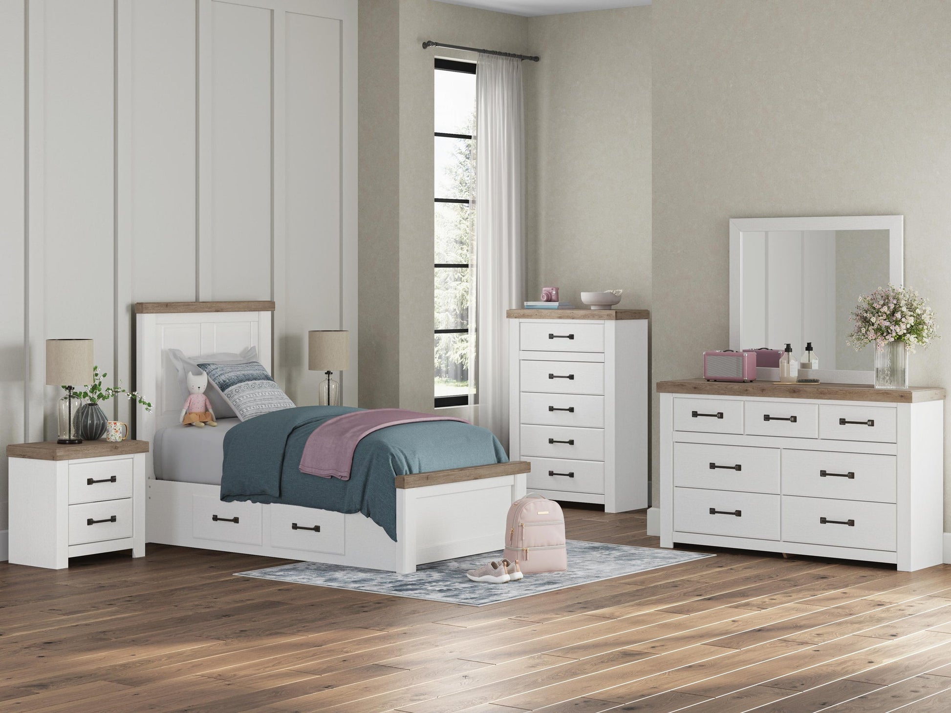 Savonport  Panel Bed With Storage Benchcraft®