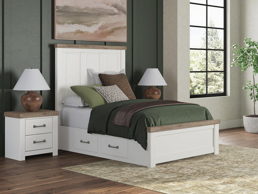Savonport  Panel Bed With Storage Benchcraft®