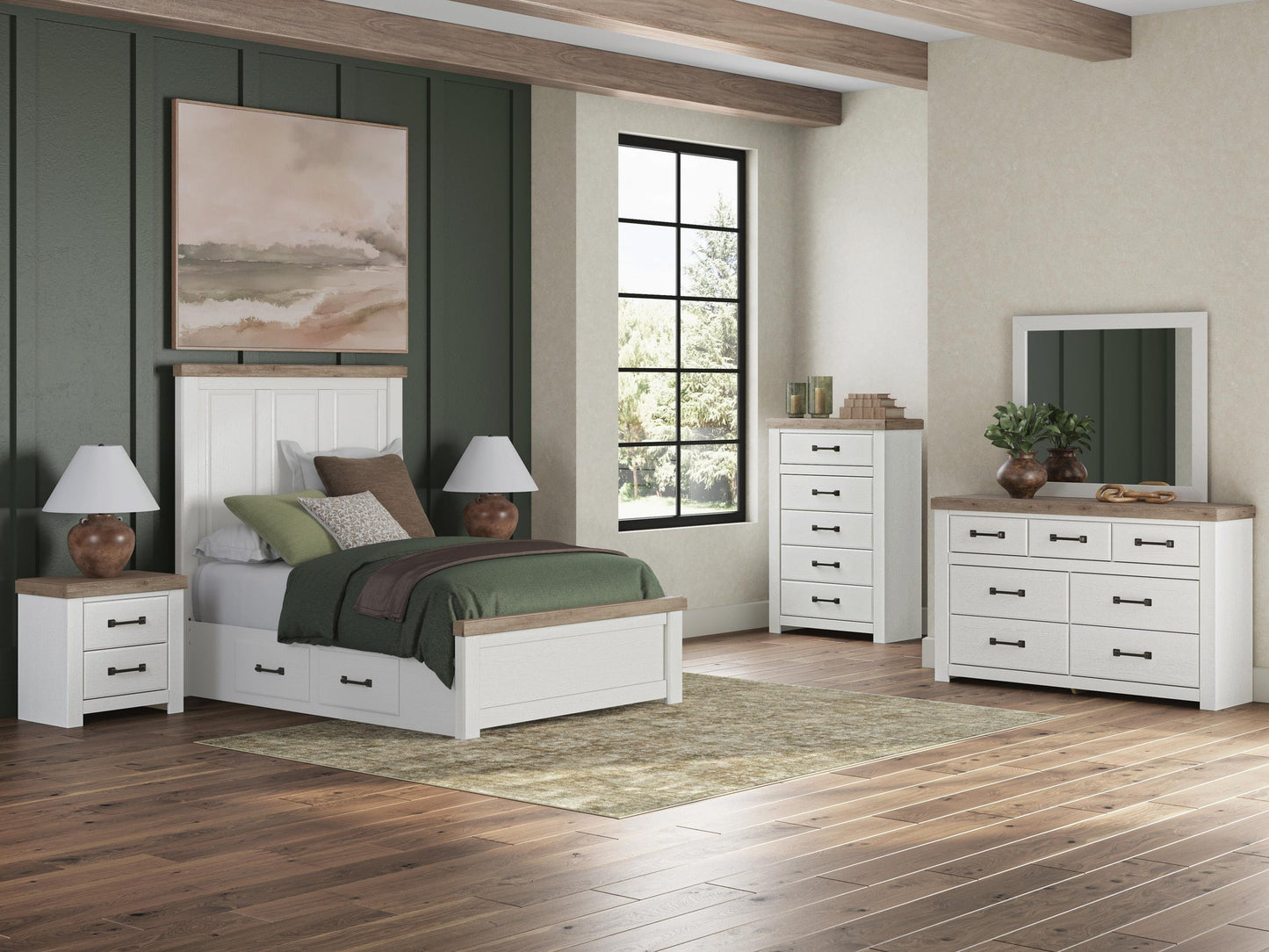 Savonport  Panel Bed With Storage Benchcraft®