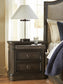 Wickenger Two Drawer Night Stand Signature Design by Ashley®