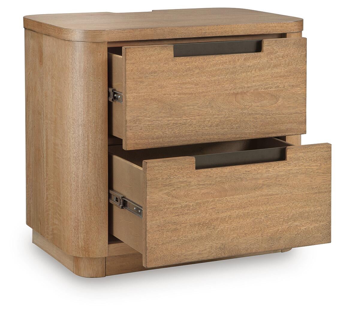 Pamaria Two Drawer Night Stand Signature Design by Ashley®