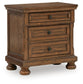 Zackaryn Two Drawer Night Stand Signature Design by Ashley®