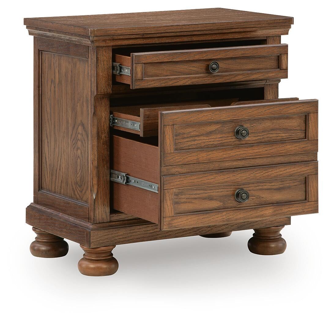 Zackaryn Two Drawer Night Stand Signature Design by Ashley®