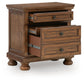 Zackaryn Two Drawer Night Stand Signature Design by Ashley®