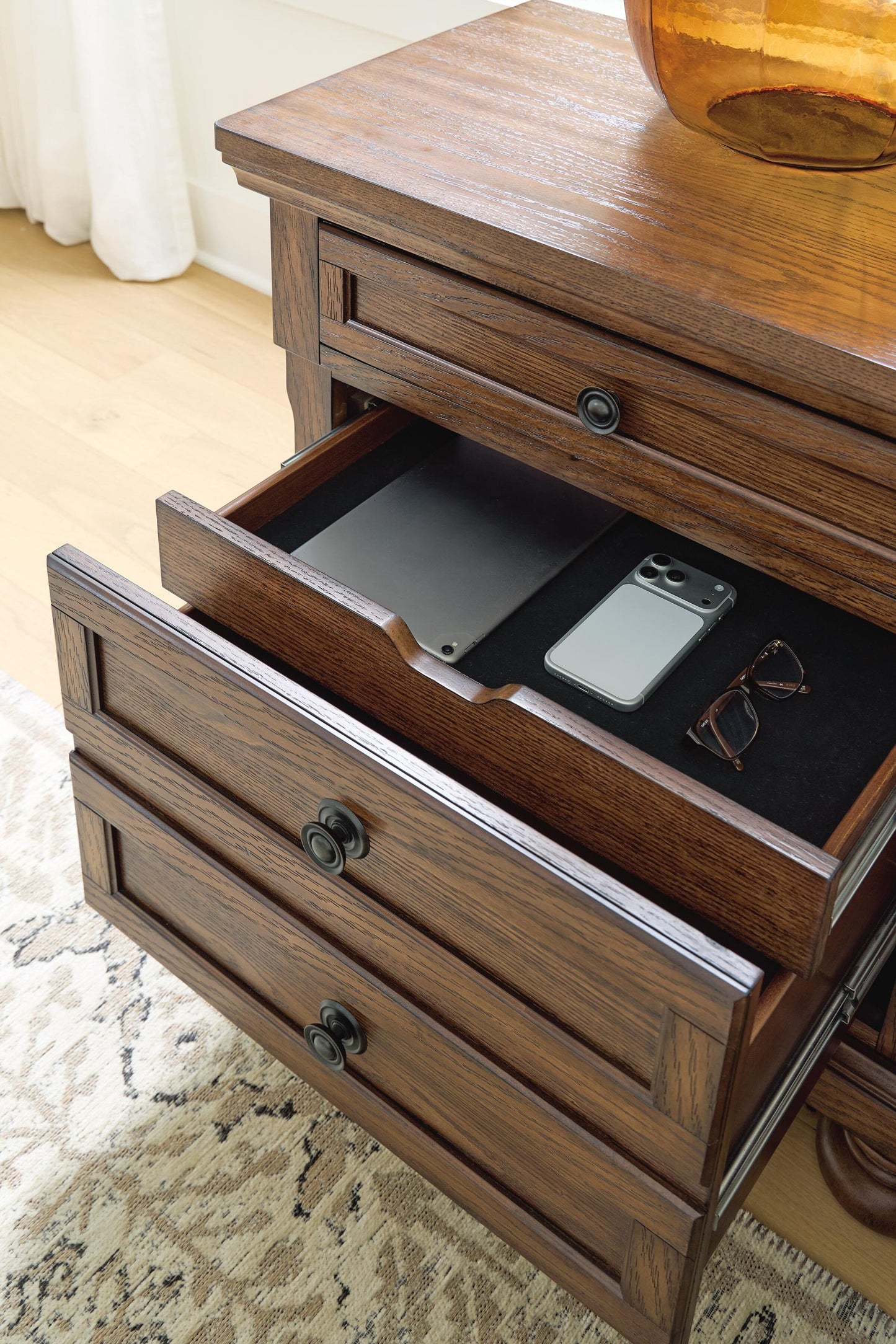 Zackaryn Two Drawer Night Stand Signature Design by Ashley®