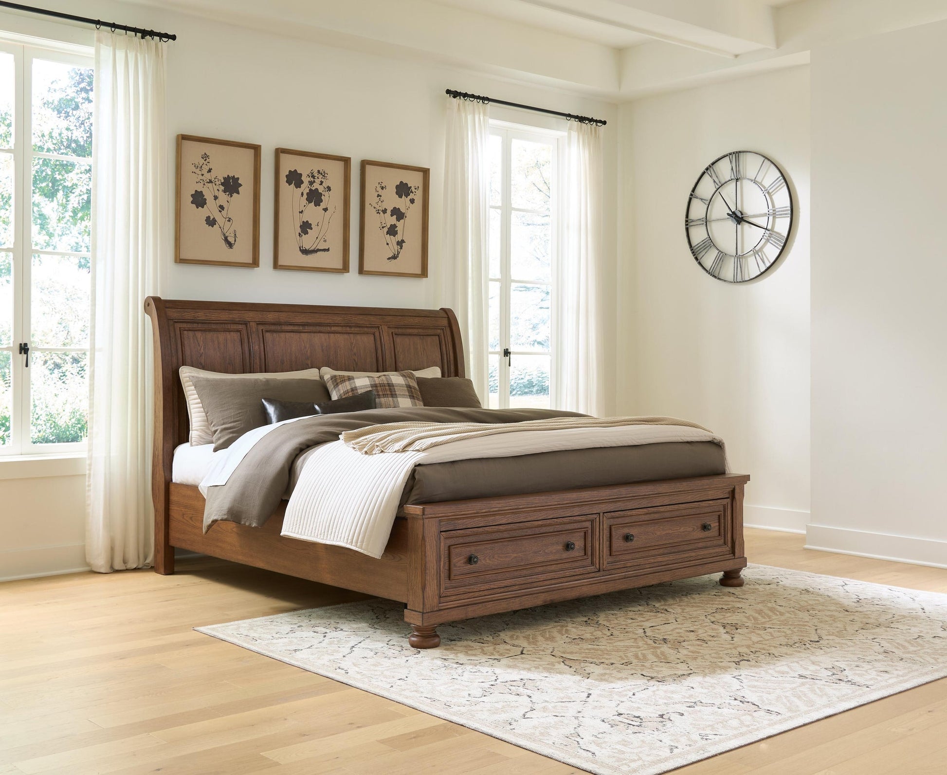 Zackaryn  Sleigh Storage Bed Signature Design by Ashley®