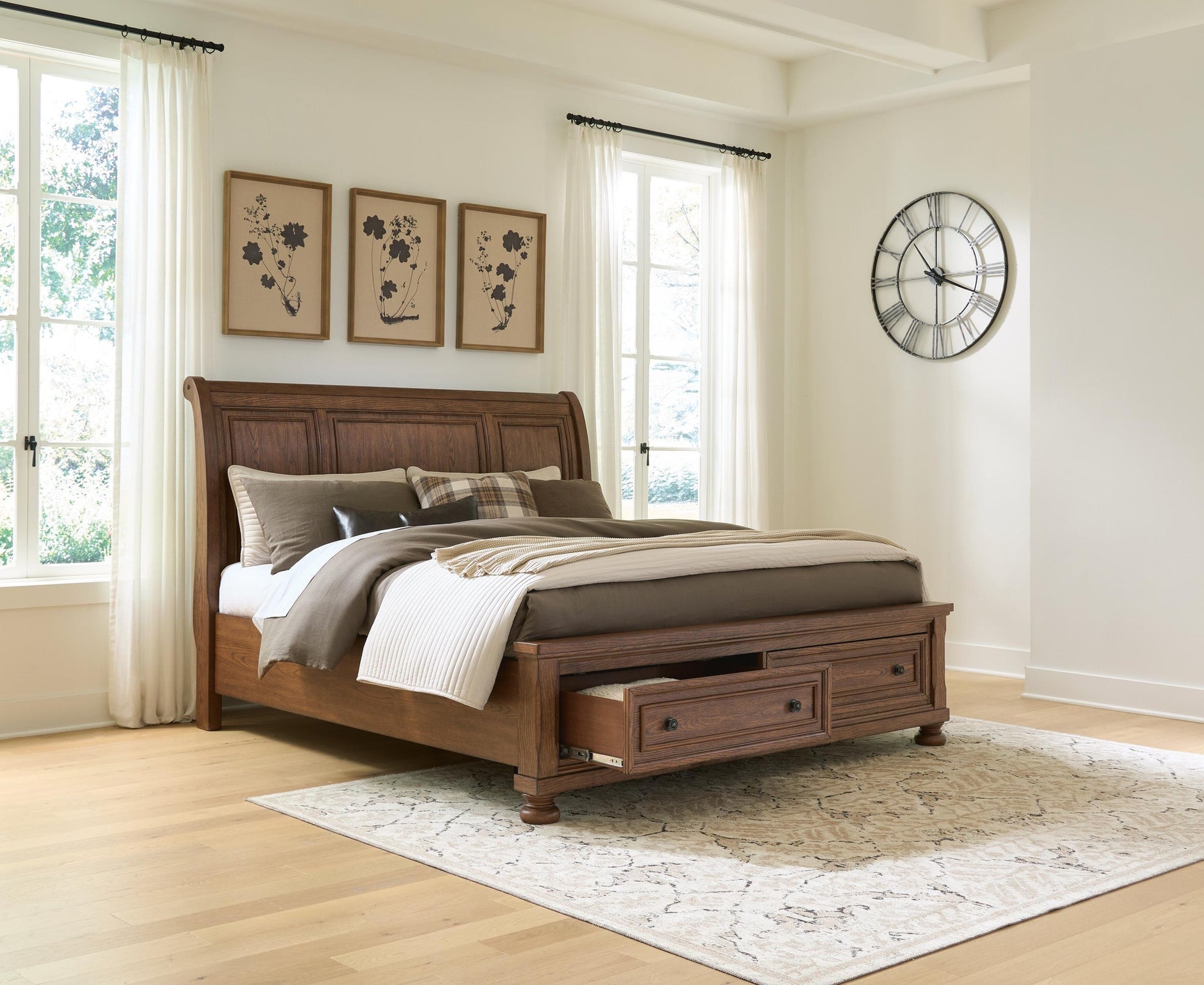 Zackaryn  Sleigh Storage Bed Signature Design by Ashley®