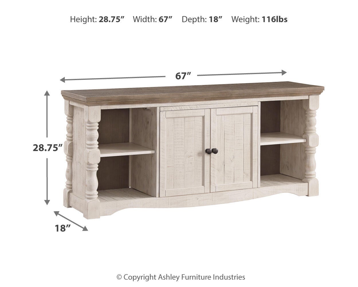 Havalance Extra Large TV Stand Signature Design by Ashley®