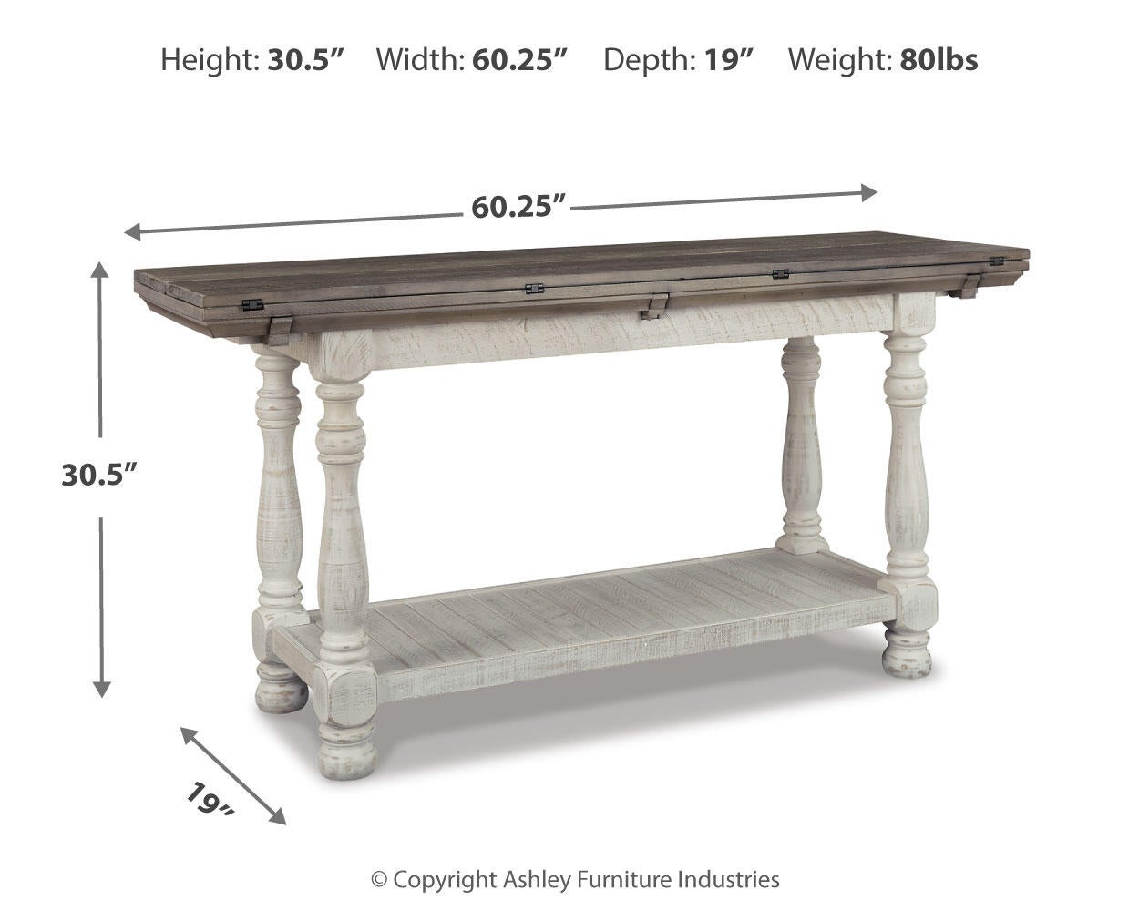 Havalance Flip Top Sofa Table Signature Design by Ashley®