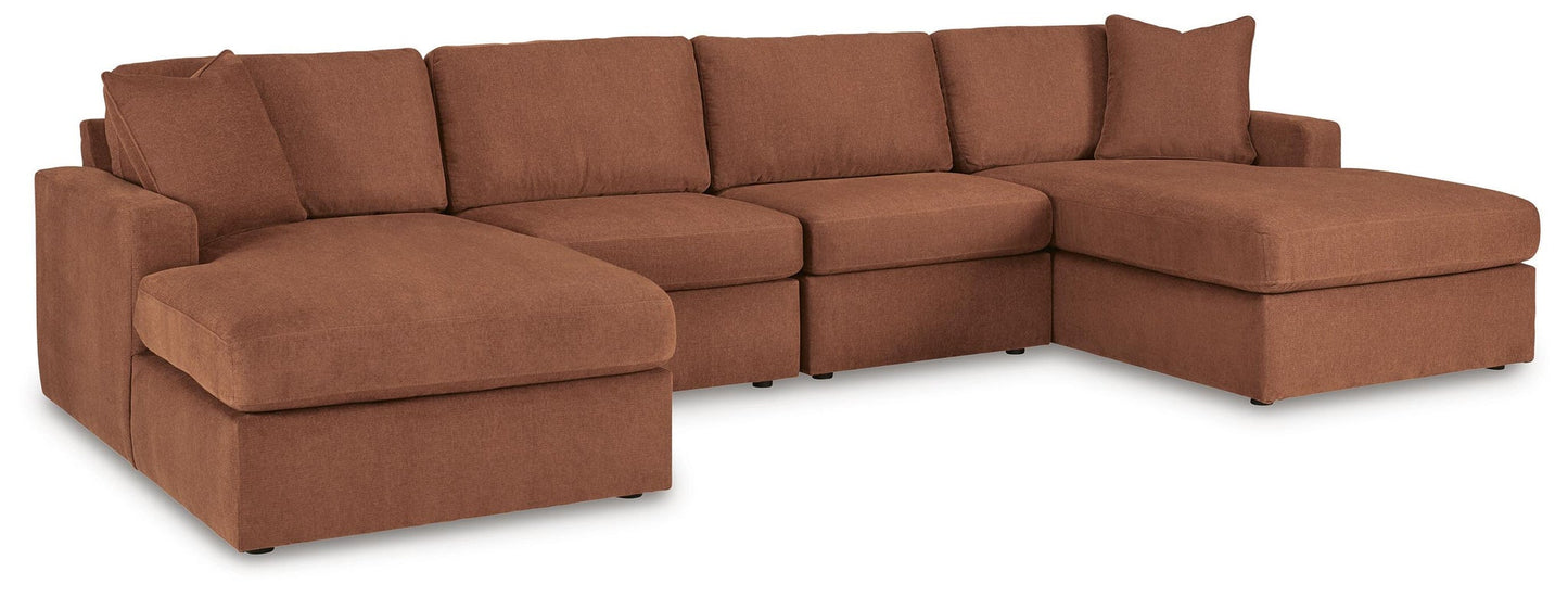 Modmax 4-Piece Double Storage Chaise Sectional Signature Design by Ashley®