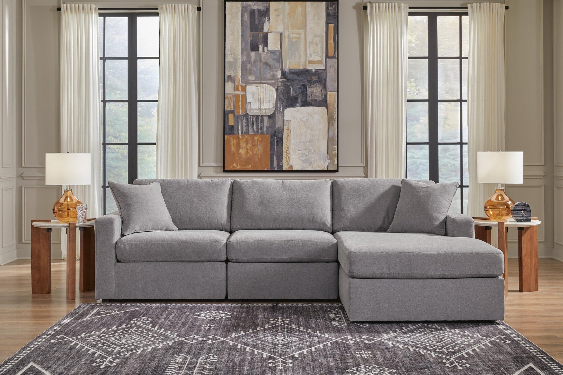 Modmax 3-Piece Sectional Sofa Storage Chaise Signature Design by Ashley®