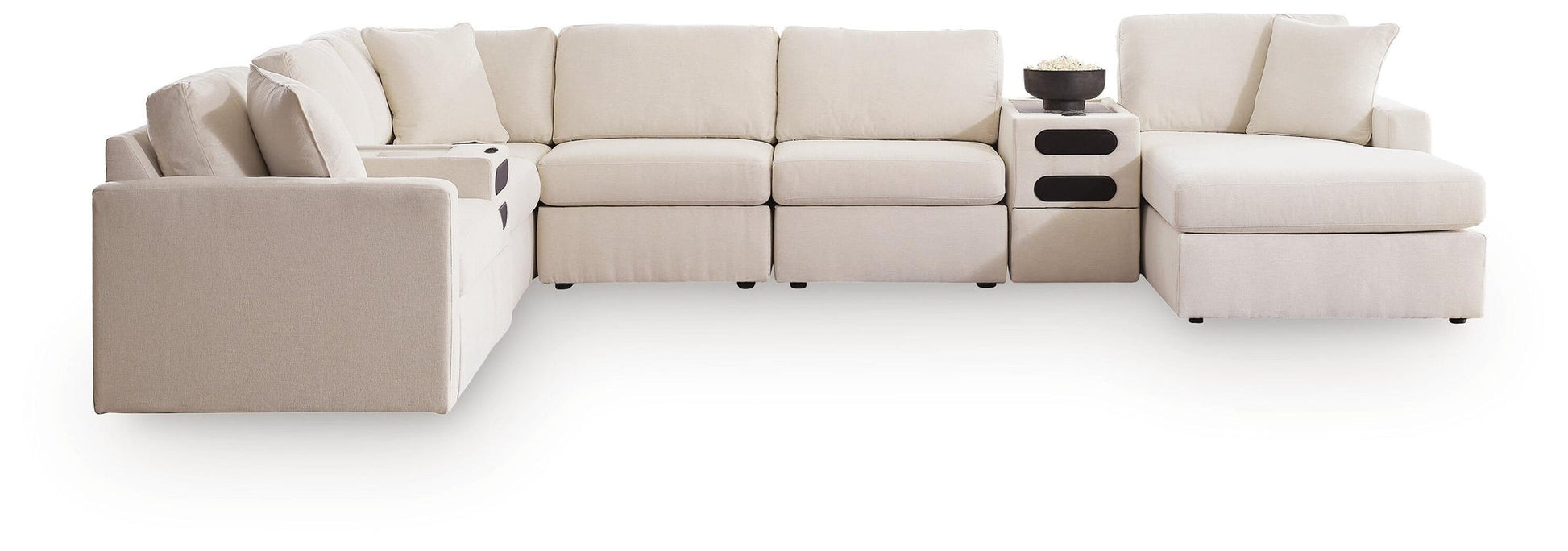 Modmax 8-Piece Sectional with Storage Chaise and Audio Consoles Signature Design by Ashley®