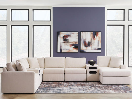 Modmax 8-Piece Sectional with Storage Chaise and Audio Consoles Signature Design by Ashley®