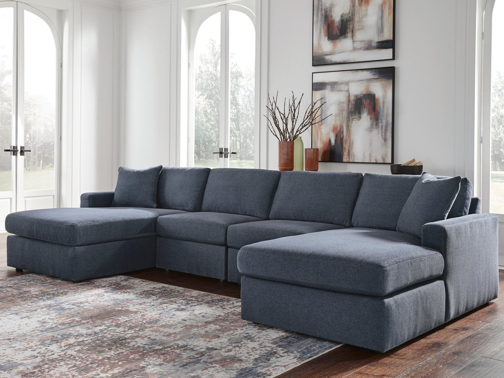Modmax 4-Piece Double Storage Chaise Sectional Signature Design by Ashley®