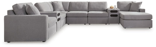 Modmax 8-Piece Sectional with Storage Chaise and Audio Consoles Signature Design by Ashley®