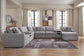 Modmax 8-Piece Sectional with Storage Chaise and Audio Consoles Signature Design by Ashley®