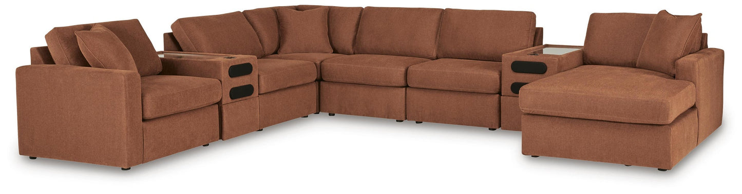 Modmax 8-Piece Sectional with Storage Chaise and Audio Consoles Signature Design by Ashley®