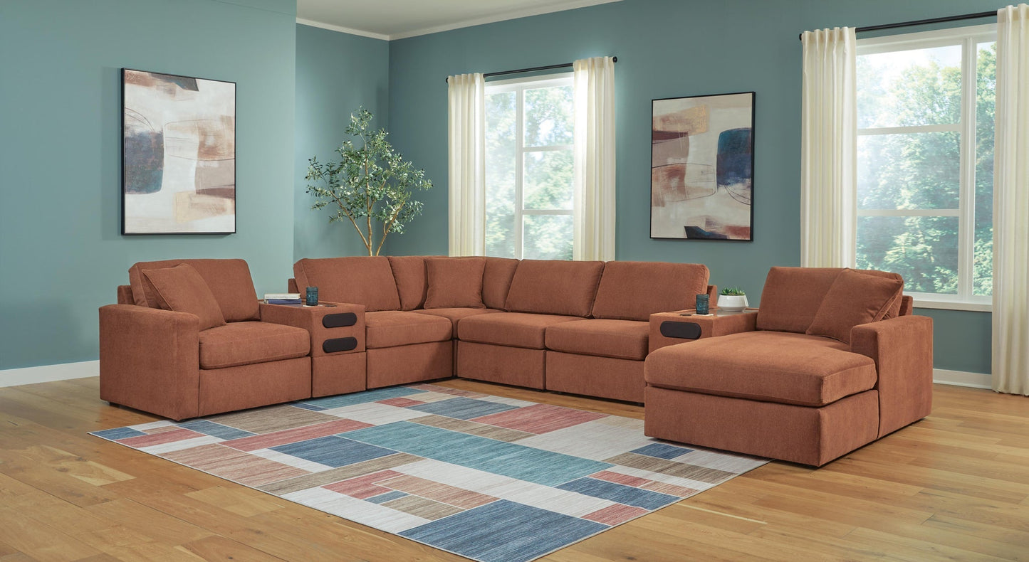 Modmax 8-Piece Sectional with Storage Chaise and Audio Consoles Signature Design by Ashley®